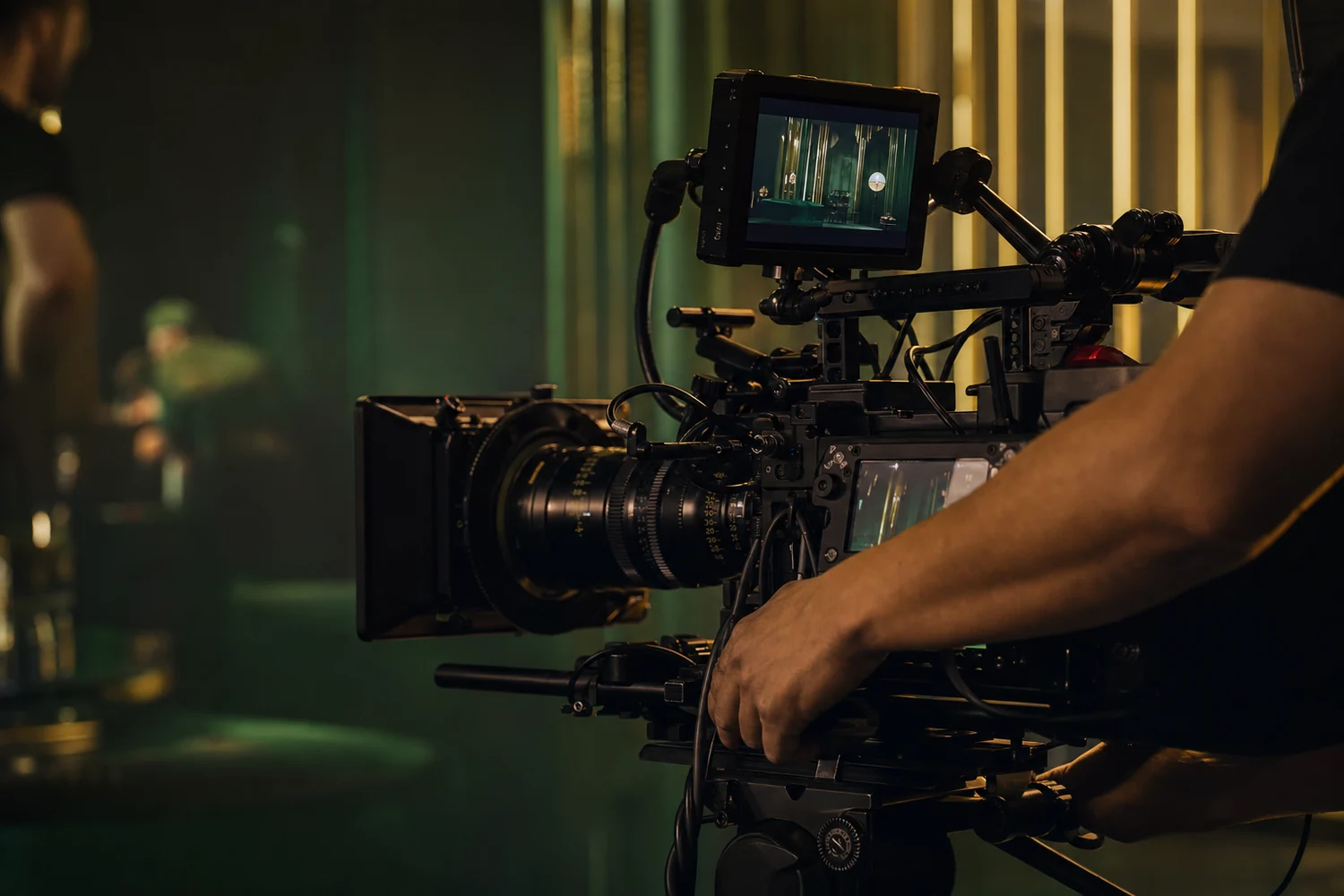 Cinematic camera production for KRUMEDIA visual media